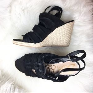 NWT Sam Edelman Aswan Espadrille Wedge Sandal